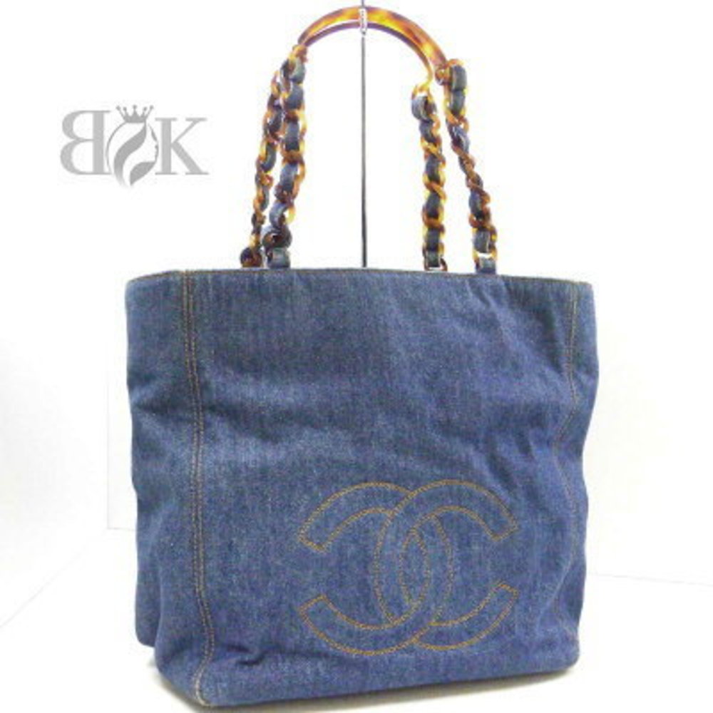 Chanel denim chain seal Bag